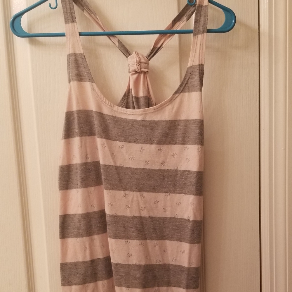 Light pink and gray tank top